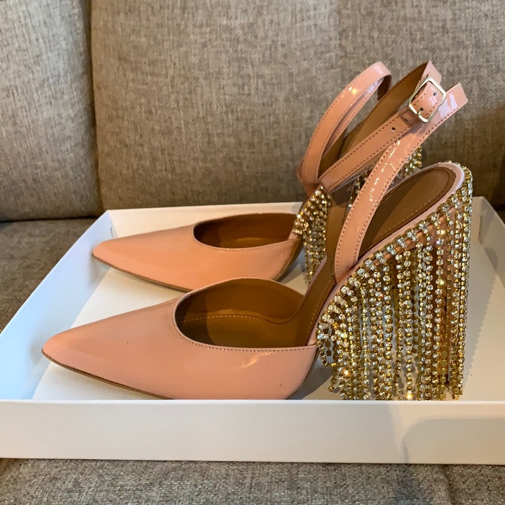 Area Fringe Heels